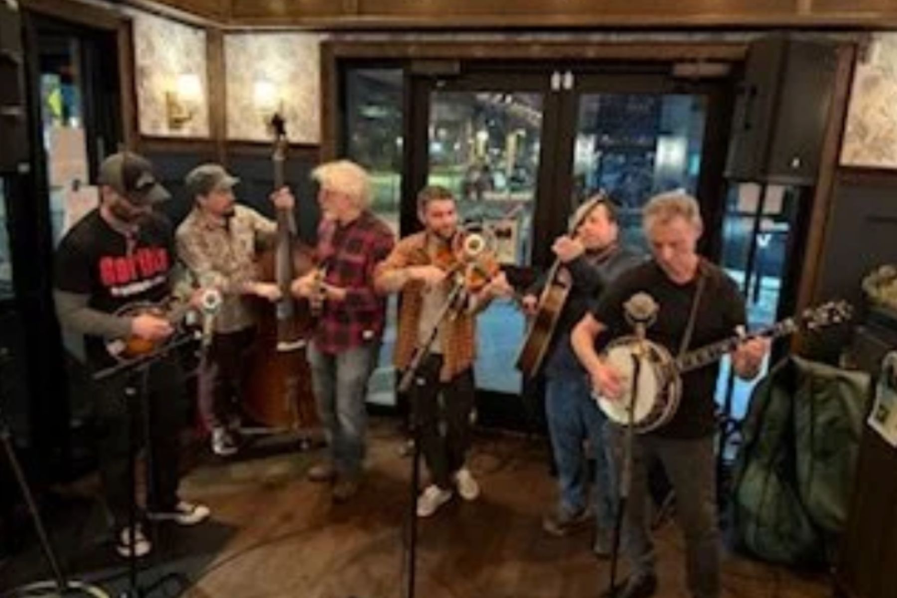 Lake Effect full band in a venue